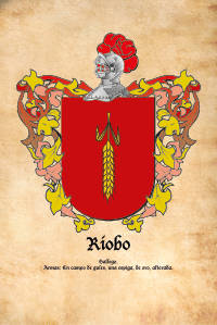 Escudo heráldico del apellido RIOBO