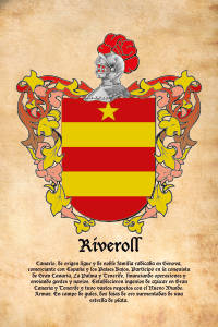 Escudo heráldico del apellido RIVEROLL