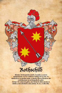 Escudo heráldico del apellido ROTHSCHILD