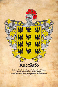 Escudo heráldico del apellido RUCABADO