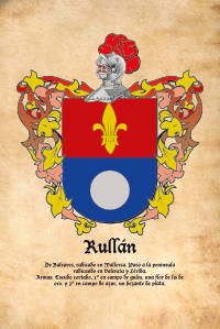 Escudo heráldico del apellido RULLAN