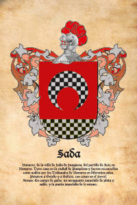 Escudo heráldico del apellido SADA