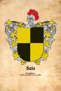 Escudo heráldico del apellido SAIS