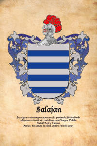Escudo heráldico del apellido Salaján