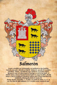 Escudo heráldico del apellido SALMERON