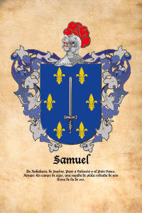 Escudo heráldico del apellido Samuel