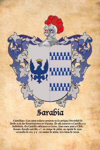 Escudo heráldico del apellido SARABIA