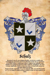 Escudo heráldico del apellido SCHULZ