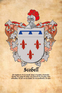 Escudo heráldico del apellido SCOBELL
