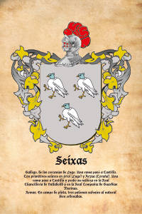 Escudo heráldico del apellido SEIXAS
