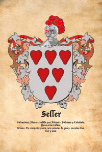 Escudo heráldico del apellido SELLER