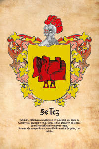 Escudo heráldico del apellido SELLEZ
