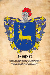 Escudo heráldico del apellido SEMPERE