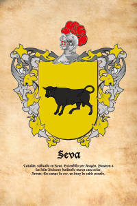 Escudo heráldico del apellido SEVA