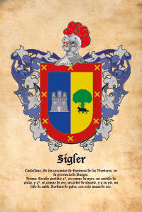 Escudo heráldico del apellido SIGLER