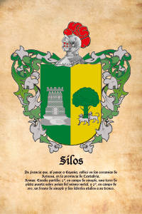 Escudo heráldico del apellido SILOS