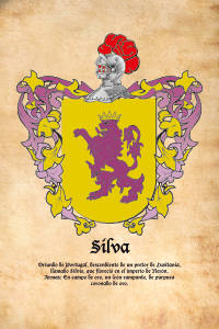 Escudo heráldico del apellido SILVA