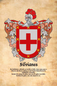 Escudo heráldico del apellido Silvianes