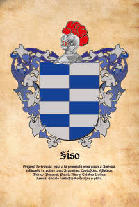 Escudo heráldico del apellido SISO