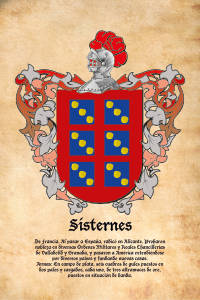 Escudo heráldico del apellido SISTERNES