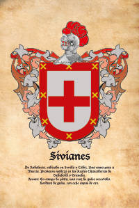 Escudo heráldico del apellido SIVIANES