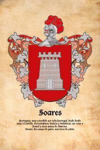 Escudo heráldico del apellido SOARES