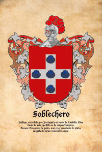 Escudo heráldico del apellido SOBLECHERO