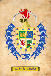 Escudo heráldico del apellido SOLAR DE TEJADA