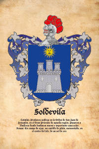 Escudo heráldico del apellido SOLDEVILA
