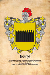Escudo heráldico del apellido SOUZA