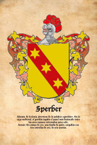 Escudo heráldico del apellido SPERBER