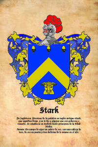 Escudo heráldico del apellido STARK