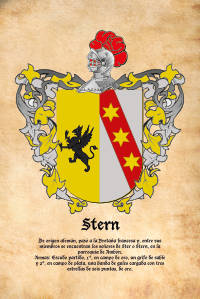 Escudo heráldico del apellido STERN