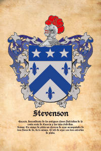 Escudo heráldico del apellido STEVENSON