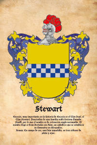 Escudo heráldico del apellido STEWART