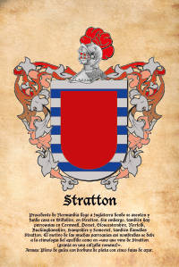 Escudo heráldico del apellido STRATTON