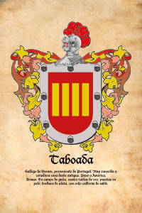 Escudo heráldico del apellido TABOADA