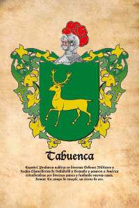 Escudo heráldico del apellido TABUENCA