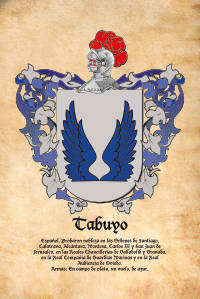 Escudo heráldico del apellido TABUYO