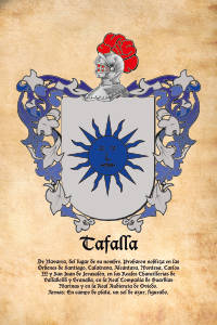 Escudo heráldico del apellido TAFALLA