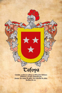 Escudo heráldico del apellido TAFOYA