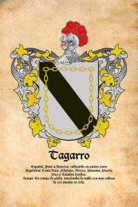 Escudo heráldico del apellido TAGARRO