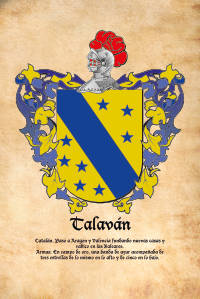 Escudo heráldico del apellido TALAVAN