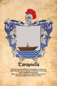 Escudo heráldico del apellido TARAPIELLA