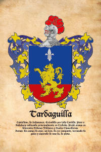 Escudo heráldico del apellido TARDAGUILLA