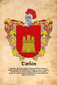Escudo heráldico del apellido TARDON