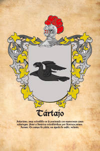 Escudo heráldico del apellido TARTAJO