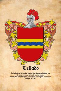 Escudo heráldico del apellido TELLADO