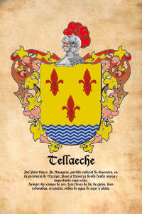 Escudo heráldico del apellido TELLAECHE