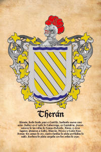 Escudo heráldico del apellido THERAN